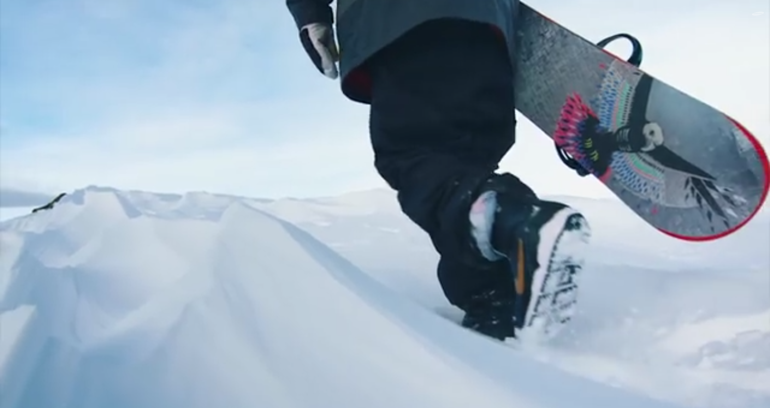 low angle snowboard - James Drake Films