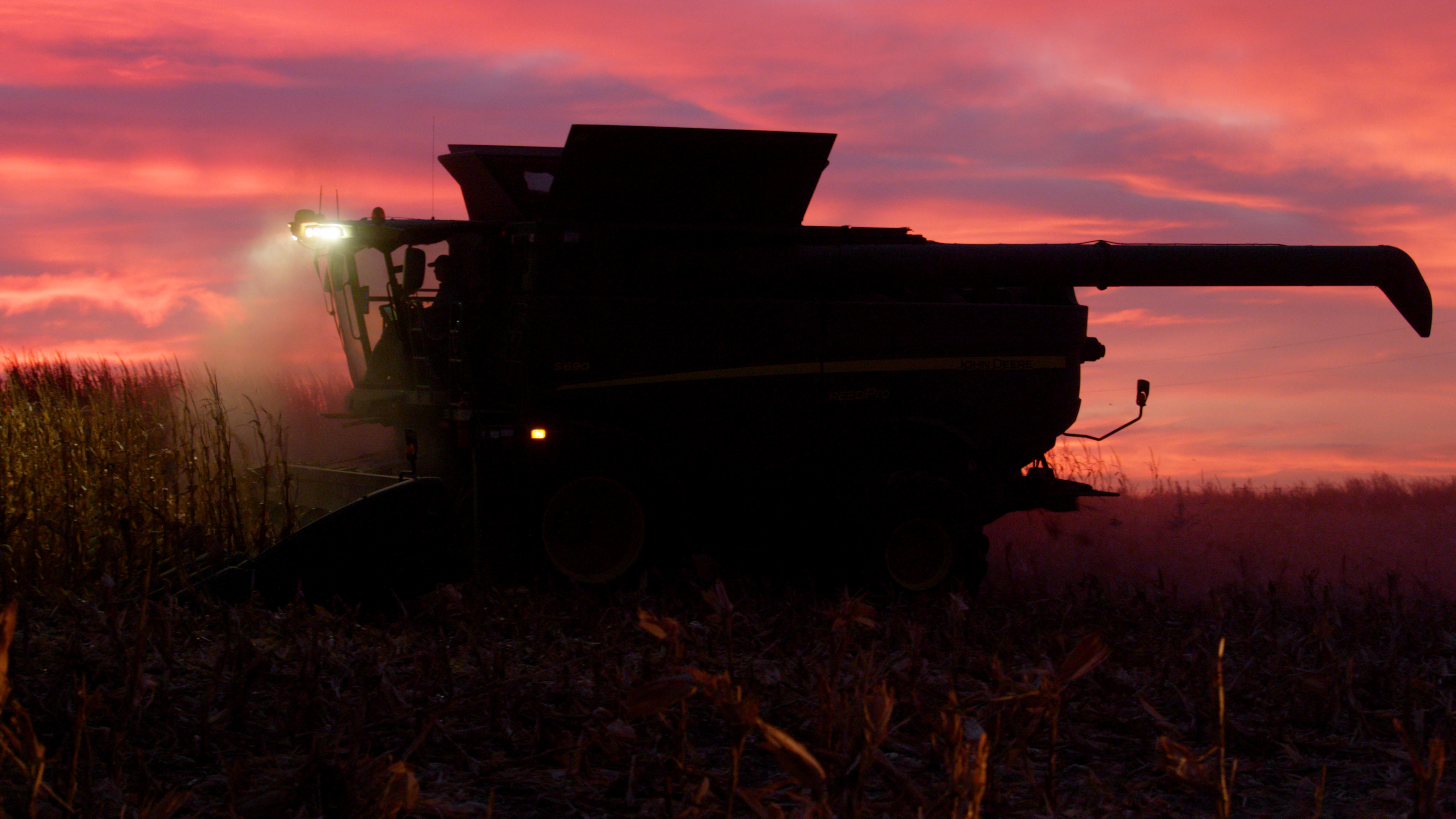 early morning combine